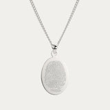Lisa Oval Fingerprint Necklace