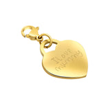 Lucy Heart Actual Handwriting Charm | Engraved Handwriting | Memorial Jewellery | Personalised