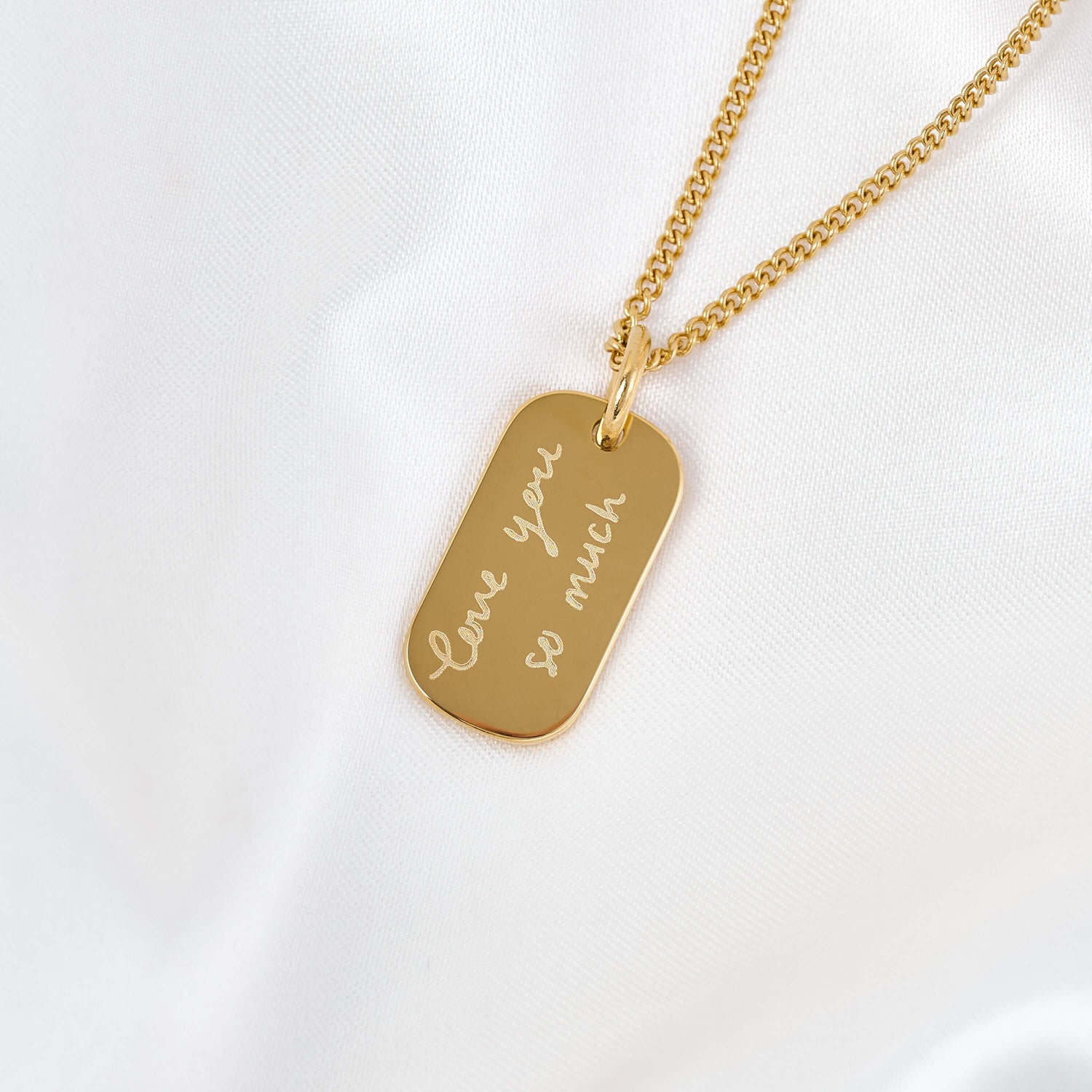 Mini Ella Gold Actual Handwriting Necklace