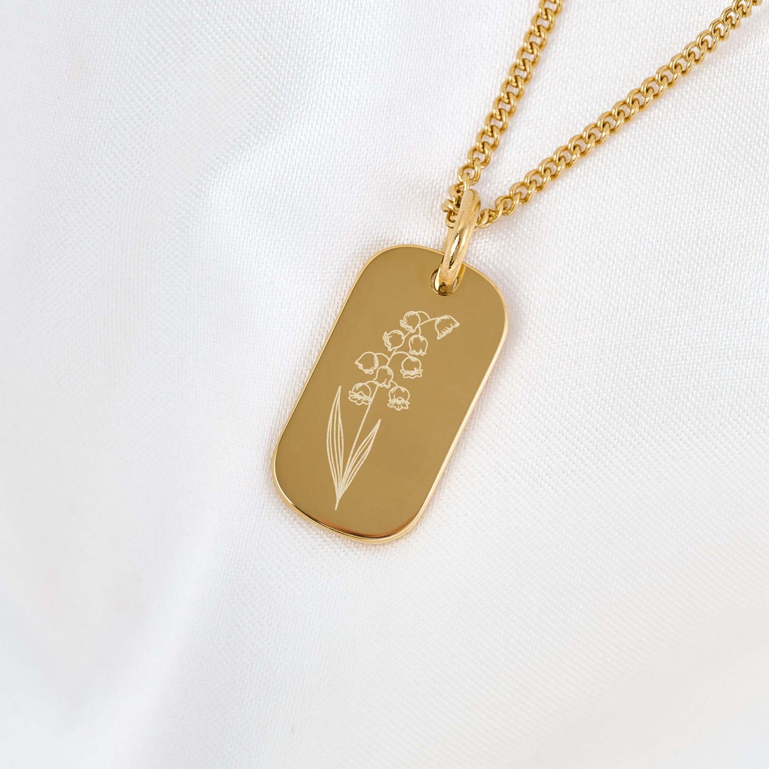 Mini Ella Gold Birth Flower Necklace