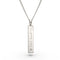 Actual Handwriting Bar Cremation Urn Necklace [engraver]
