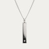 Actual Handwriting Bar Cremation Urn Necklace