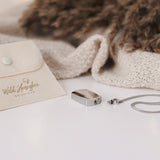 Actual Handwriting Cremation Urn Dog Tag | Engraved Ashes Necklace | Memorial Urn ID Tag