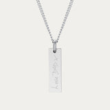 Eliza Silver Actual Handwriting Necklace