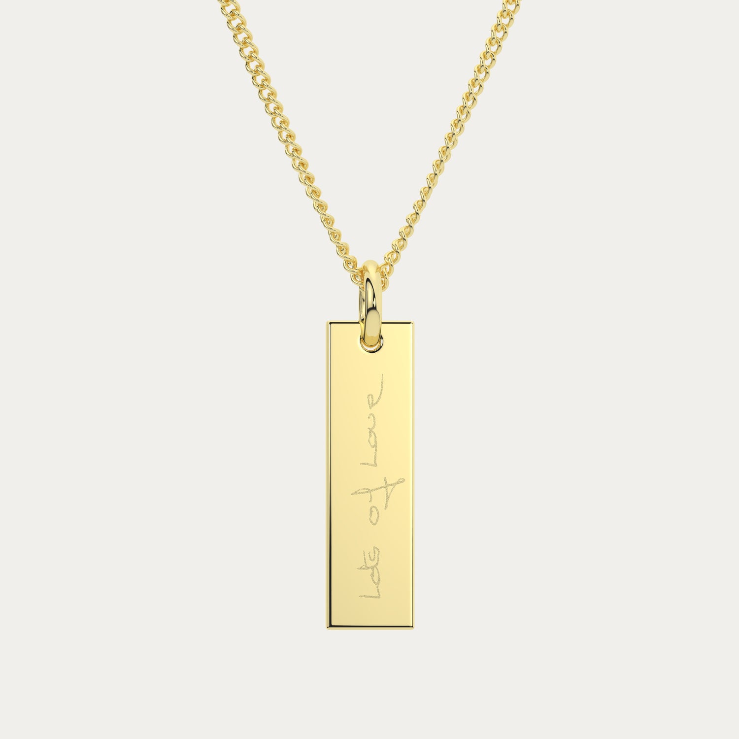Eliza Gold Actual Handwriting Necklace