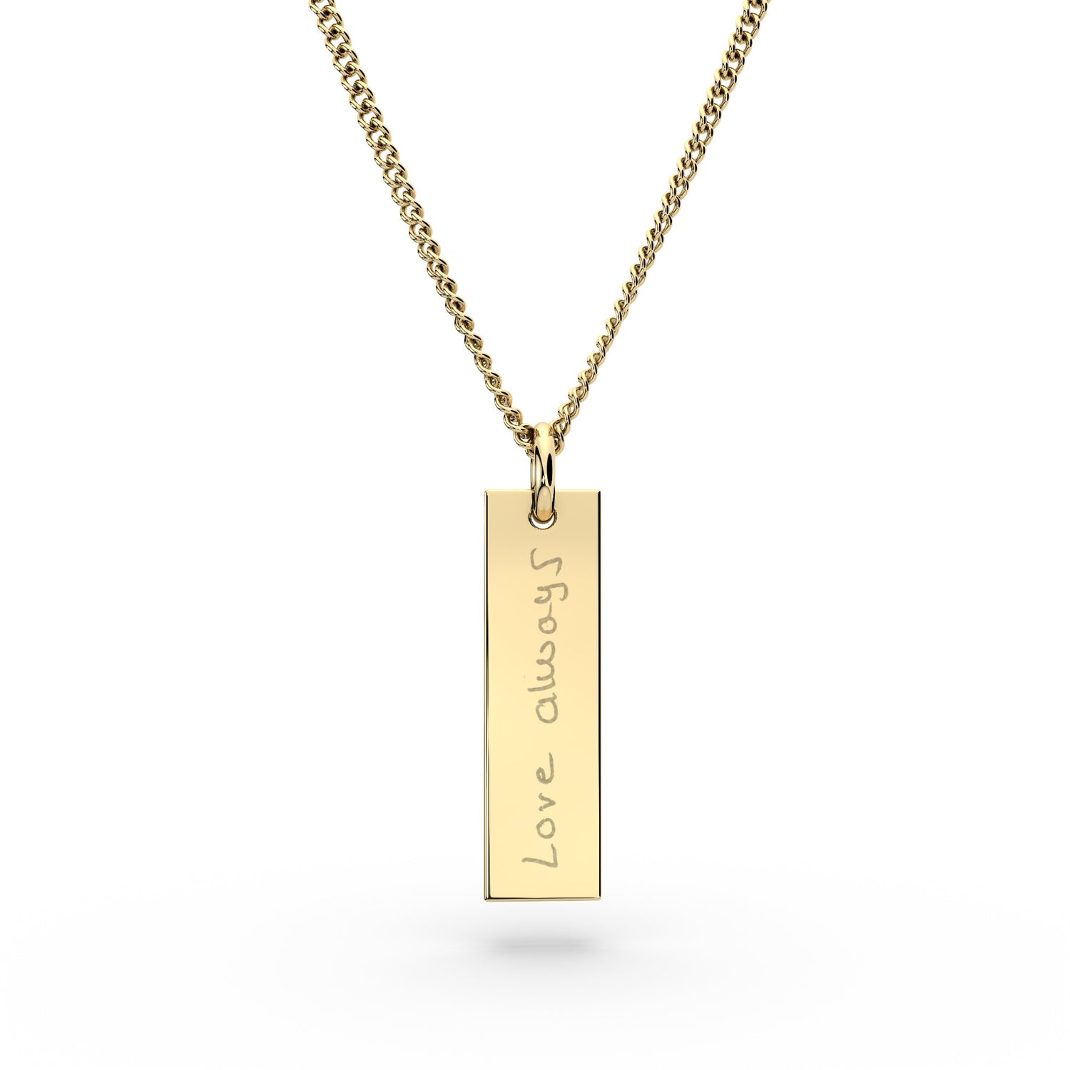 Eliza Gold Actual Handwriting Necklace [engraver]