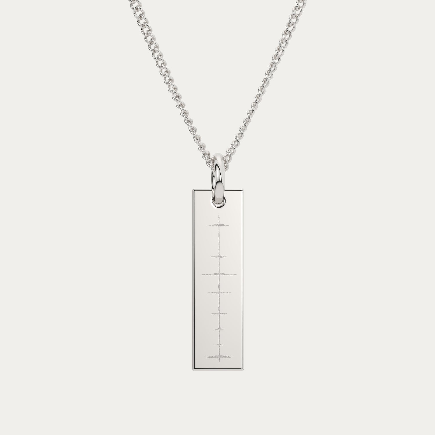 Eliza Silver Soundwave Necklace