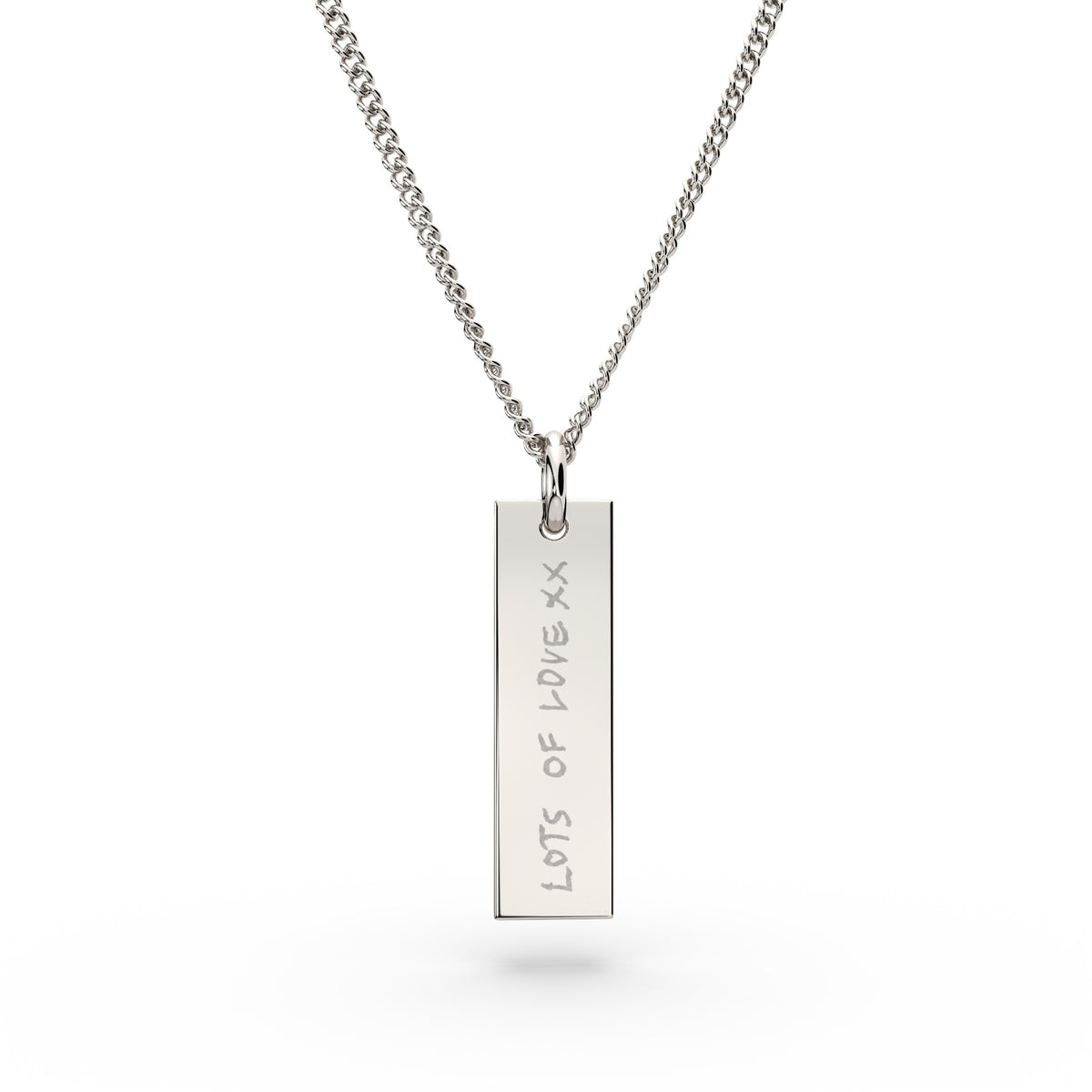 Eliza Silver Actual Handwriting Necklace [engraver]