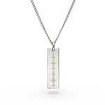 Eliza Silver Soundwave Necklace [engraver]