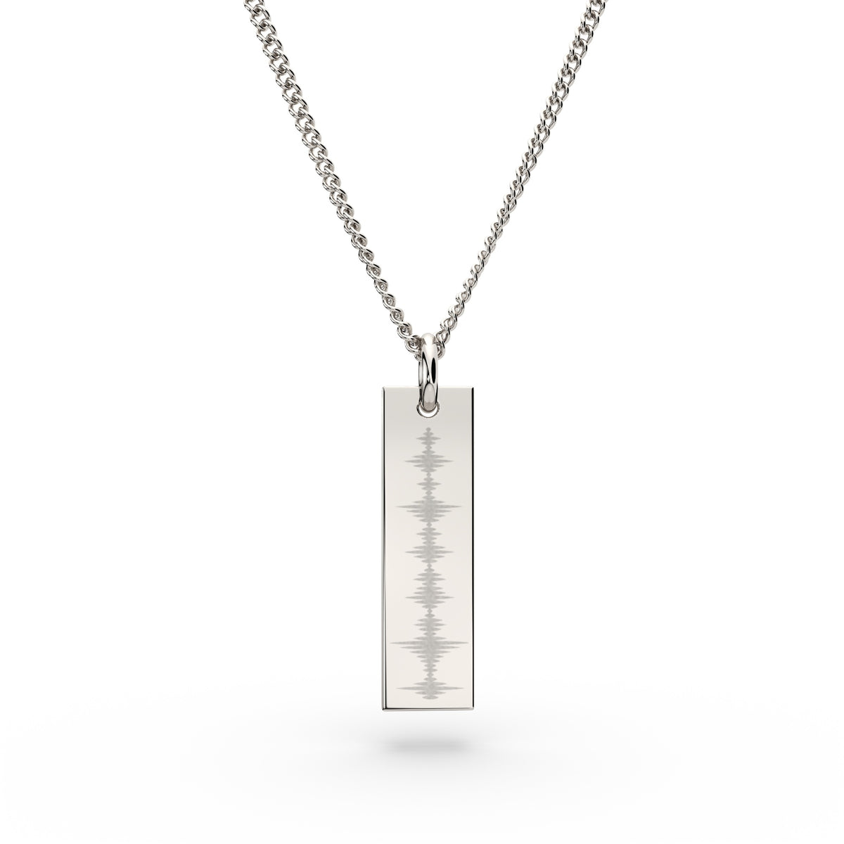 Eliza Silver Soundwave Necklace [engraver]
