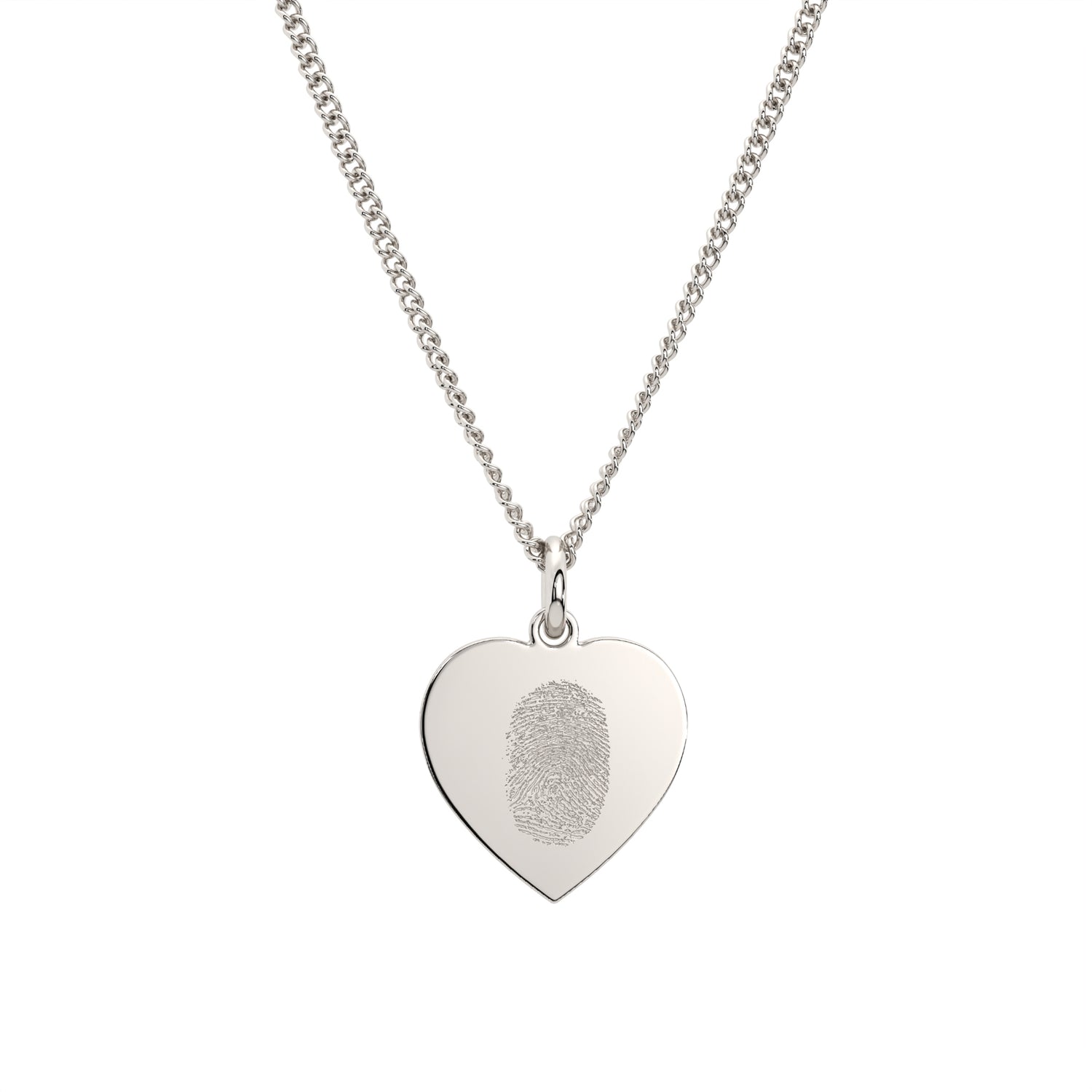 Molly Heart Fingerprint Necklace
