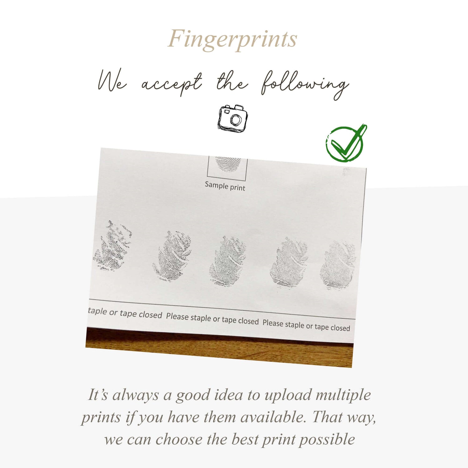 Amelia Disc Gold Fingerprint Necklace