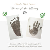 Lucy Heart Gold Handprint / Footprint Charm