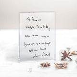 Handwriting Acrylic Block - A6