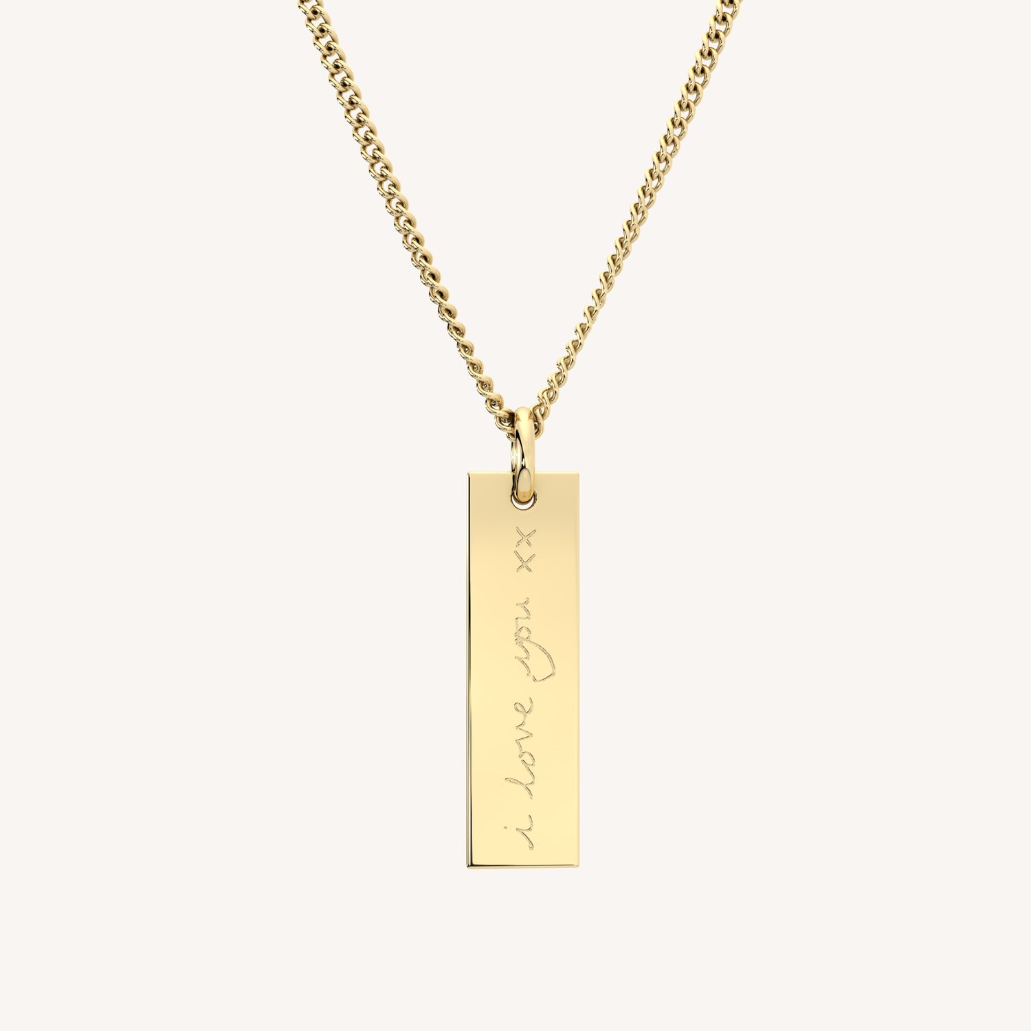 Eliza Gold Actual Handwriting Necklace