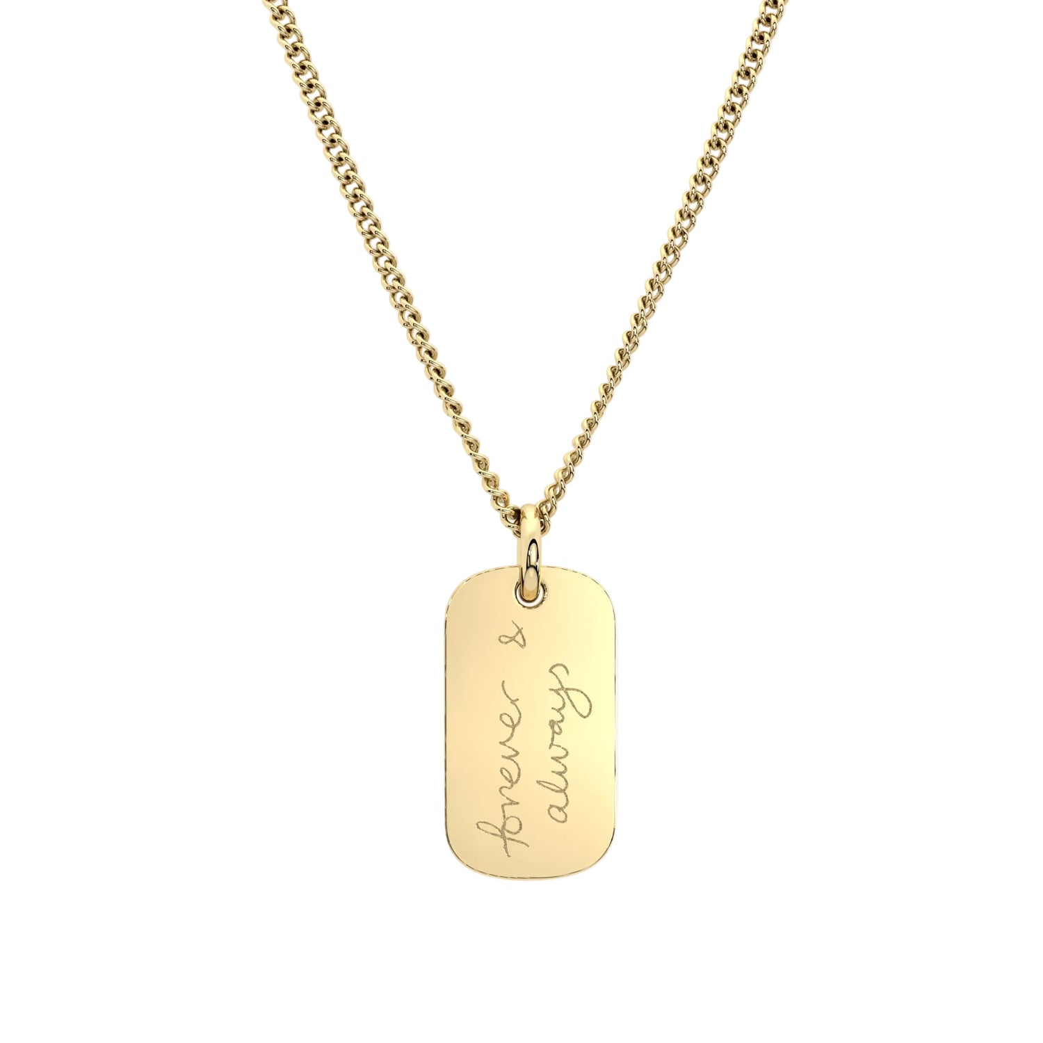 Mini Ella Gold Actual Handwriting Necklace