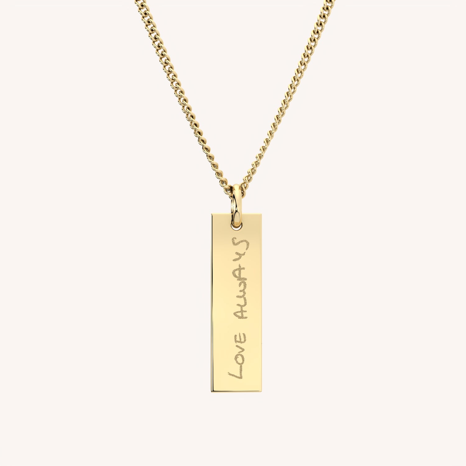 Eliza Gold Actual Handwriting Necklace
