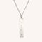 Actual Handwriting Bar Cremation Urn Necklace