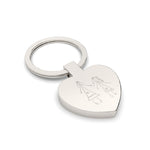 Heart Shaped Child's Drawing Keepsake Keyring [engraver]