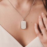 Ashes Necklace Engraved With Handwriting