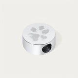 Lara Paw / Nose Print Silver Circle Pandora Charm