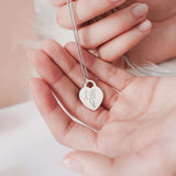 Lucy Heart Birth Flower Necklace