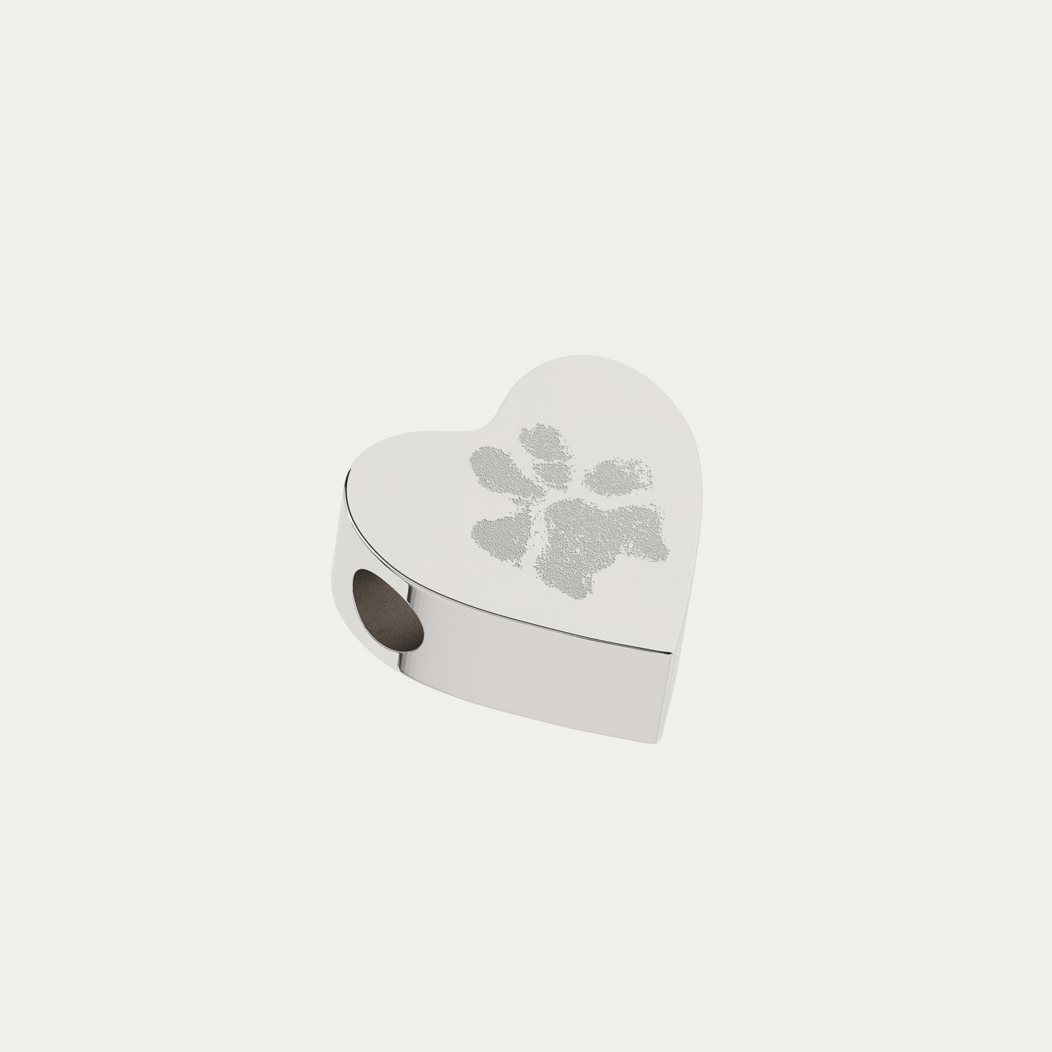 Melissa Paw / Nose Print Silver Heart Pandora Charm