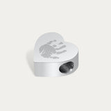 Melissa Handprint / Footprint Silver Heart Pandora Charm