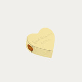 Melissa Handwriting Gold Heart Pandora Charm