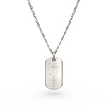 Mini Ella Silver Birth Flower Necklace [engraver]