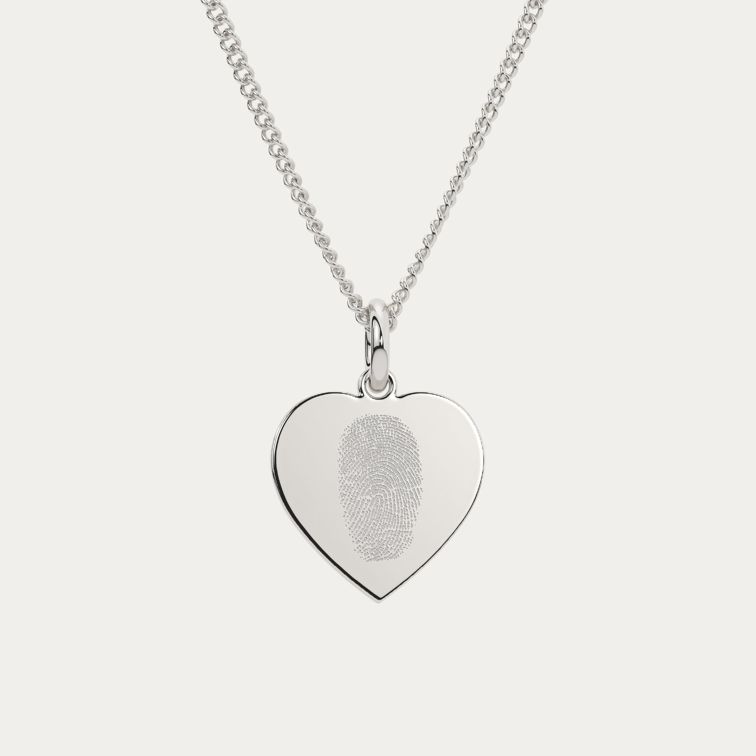 Molly Heart Fingerprint Necklace
