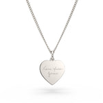 Molly Heart Actual Handwriting Necklace [engraver]