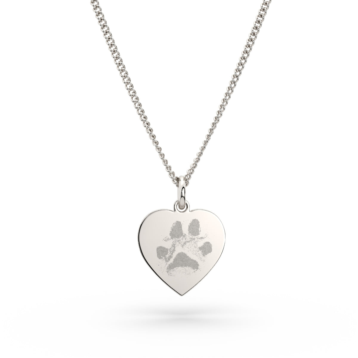 Molly Heart Paw / Nose Print Necklace [engraver]