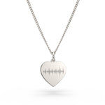 Molly Heart Soundwave Necklace [engraver]