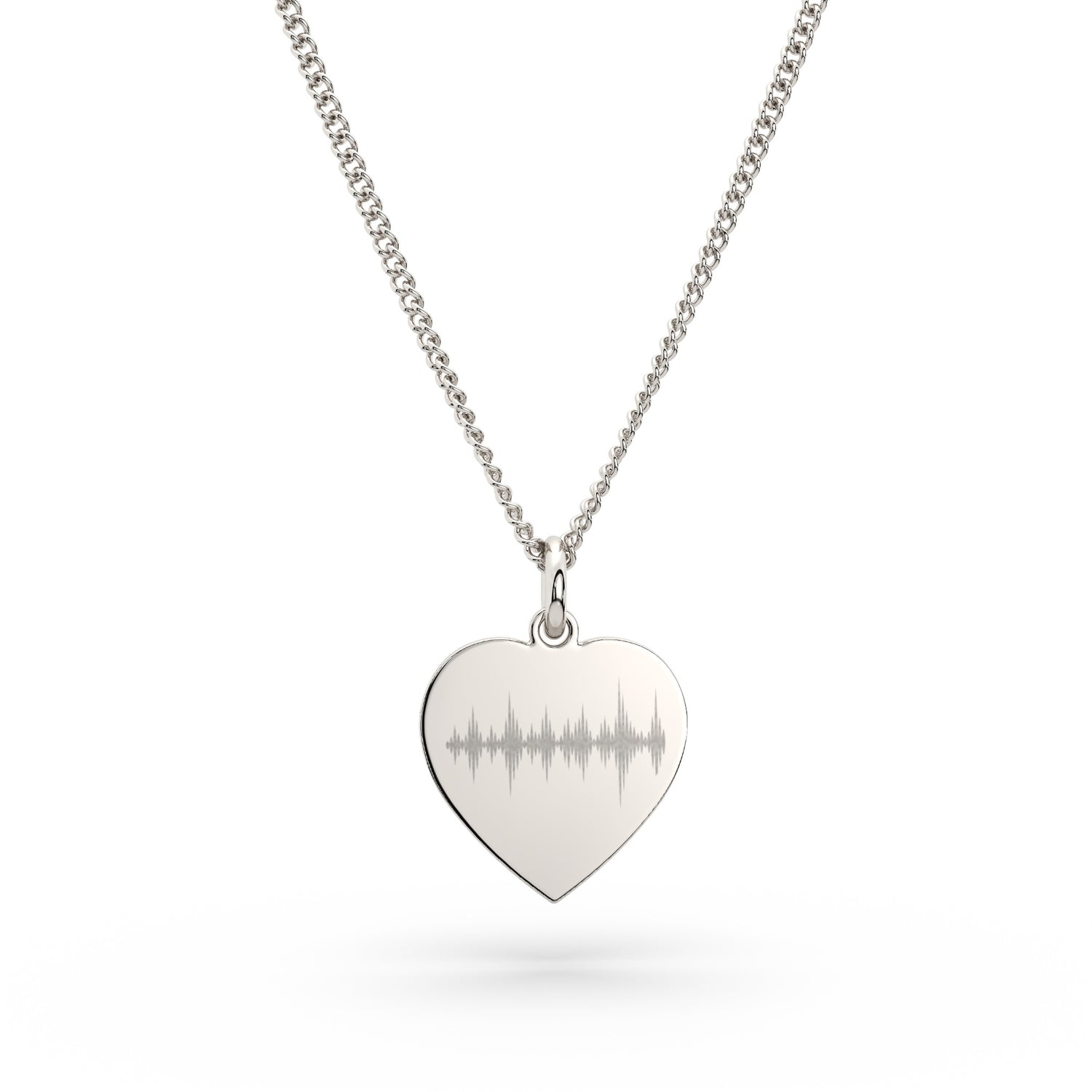 Molly Heart Soundwave Necklace [engraver]