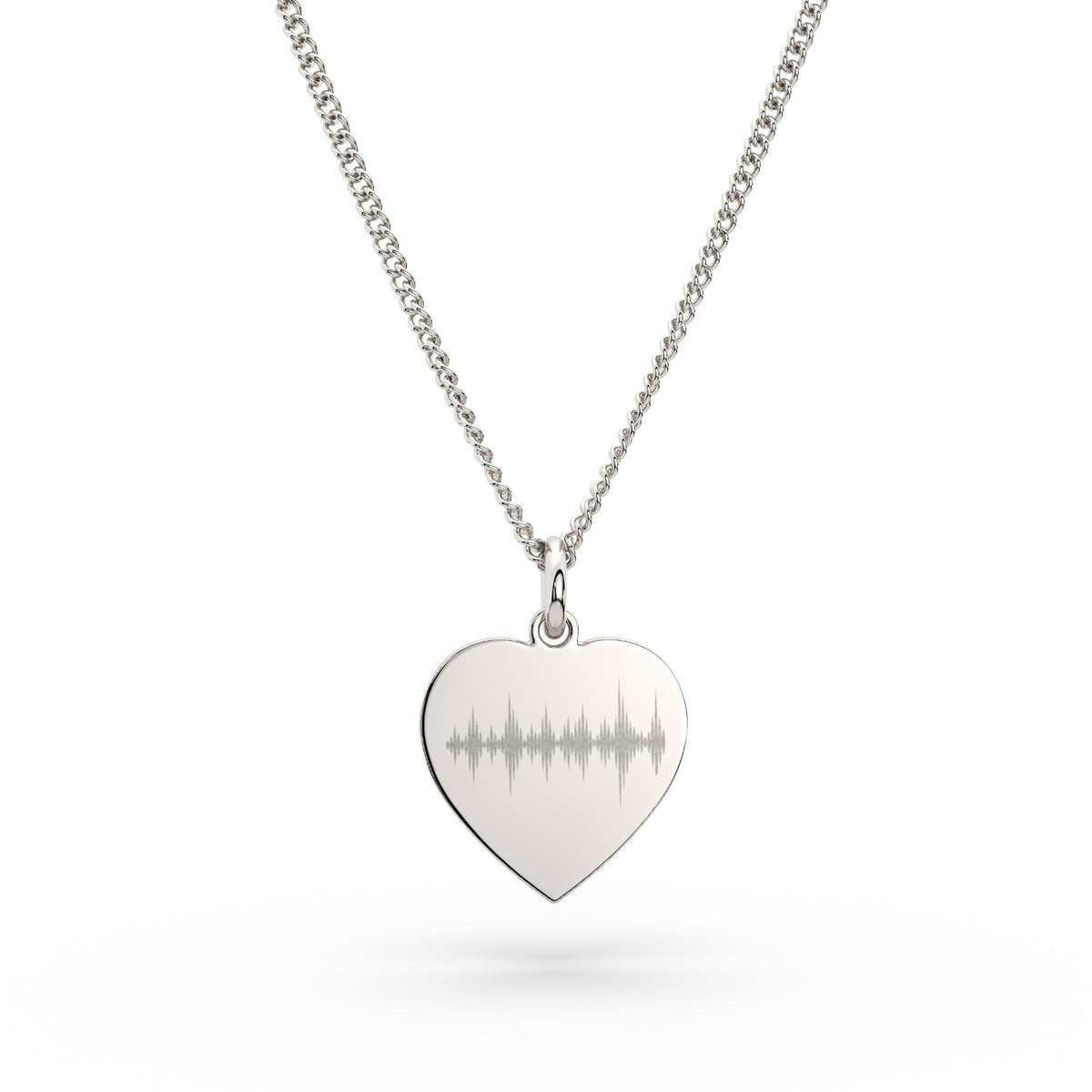 Molly Heart Soundwave Necklace [engraver]