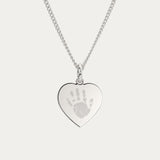 Molly Heart Handprint / Footprint Necklace