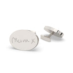 Oval Actual Handwriting Cufflinks [engraver]