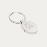 Oval Paw / Nose Print Keepsake Keyring