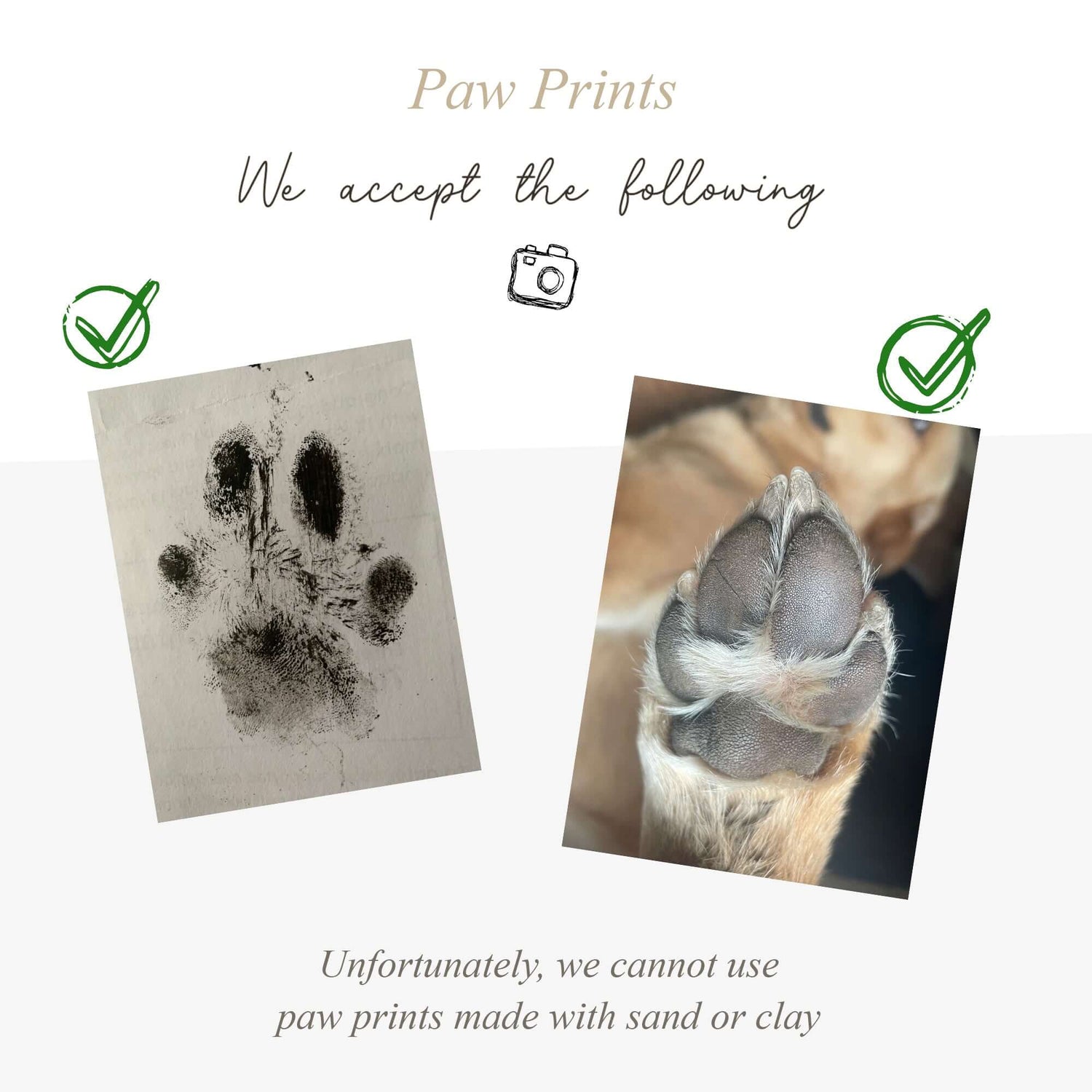 Rectangle Paw / Nose Print Keepsake Keyring