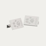 Rectangle Paw / Nose Print Cufflinks