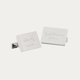 Actual Handwriting Rectangle Cufflinks