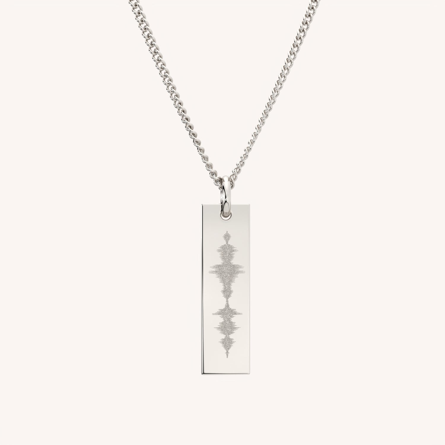 Eliza Silver Soundwave Necklace