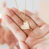 Florence Heart Paw / Nose Print Necklace
