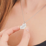 Florence Heart Soundwave Necklace