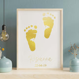 Handprint / Footprint A4 Foil Print