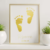 Handprint / Footprint A4 Foil Print