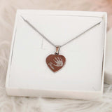 Molly Heart Handprint / Footprint Necklace